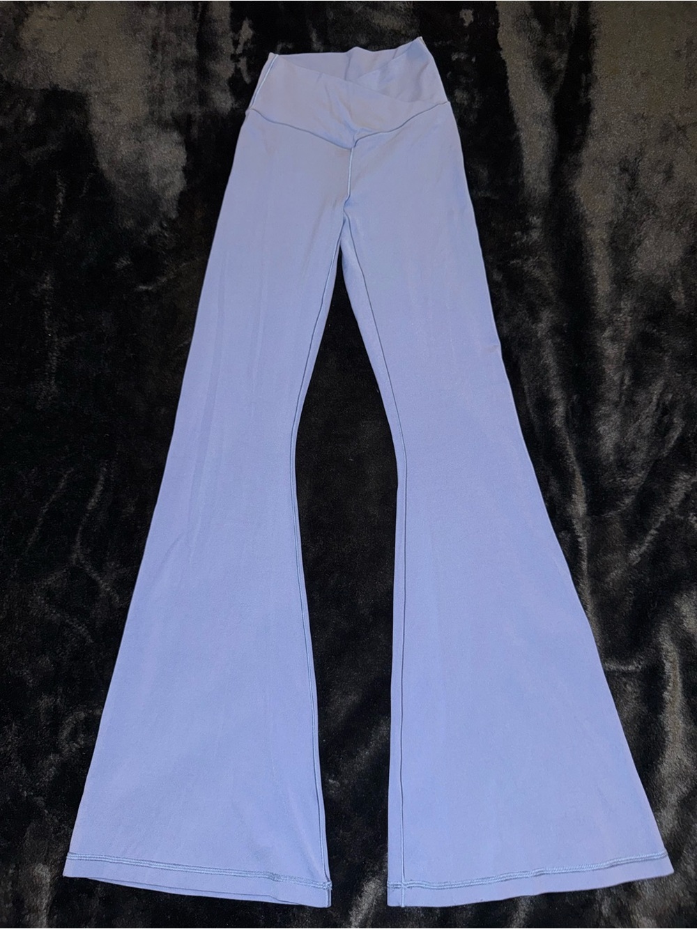 aerie Crossover Periwinkle Flared Legging